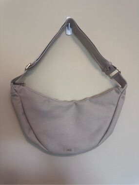 Soft Taupe July Crescent Shoulder Bag